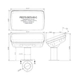 Navpod PedestalPod 70&#176; Pre-Cut for Humminbird SOLIX 15 (Carbon Series)_Additional1