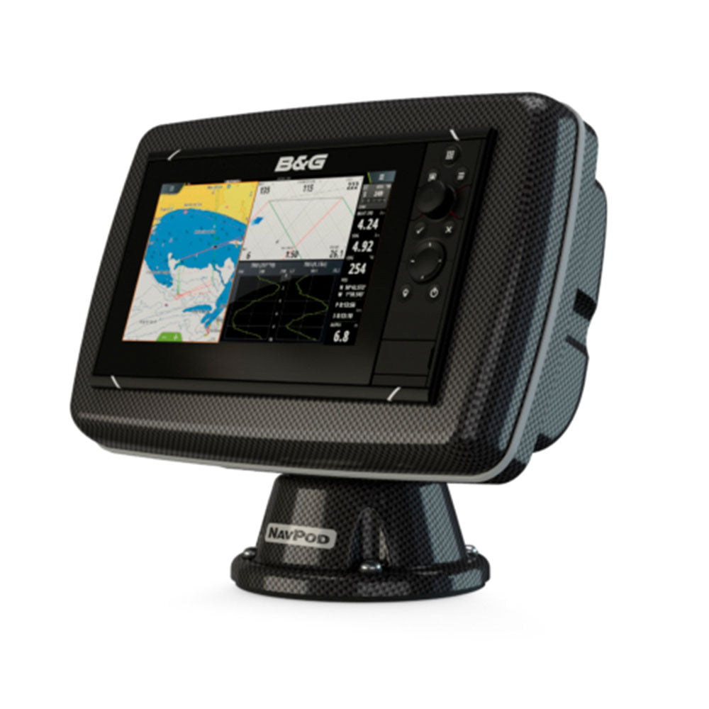 Navpod PowerPod Pre-Cut for Simrad NSS7 evo3 / B&G Zeus3 7 / Mercury VesselView 703 (Carbon Series)