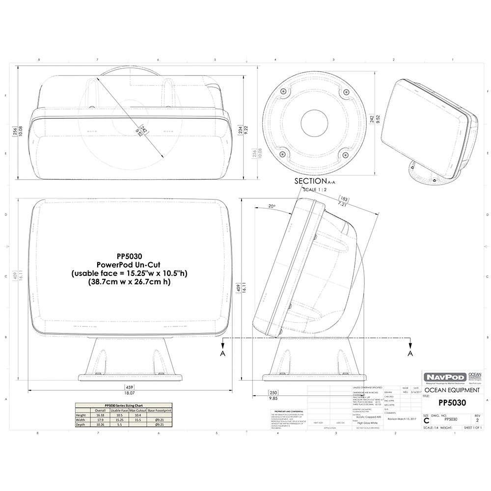 NavPod PP5030-01 PowerPod Pre-Cut f/Humminbird ION 12.1"_Additional1