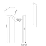 NavPod SG125 StraightGuard 9.5" Wide 1.25" Straight Tube Diameter_Additional1