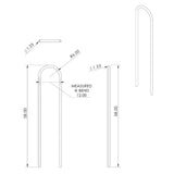 NavPod SG225 StraightGuard 12" Wide 1.25" Straight Tube Diameter_Additional1