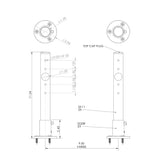 NavPod Stanchion Kit Predrilled f/ Series InstrumentPods, Series SystemPods & Series SailPods_Additional1