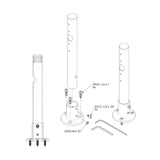 NavPod Stanchion Kit Predrilled f/ Series InstrumentPods, Series SystemPods & Series SailPods_Additional2