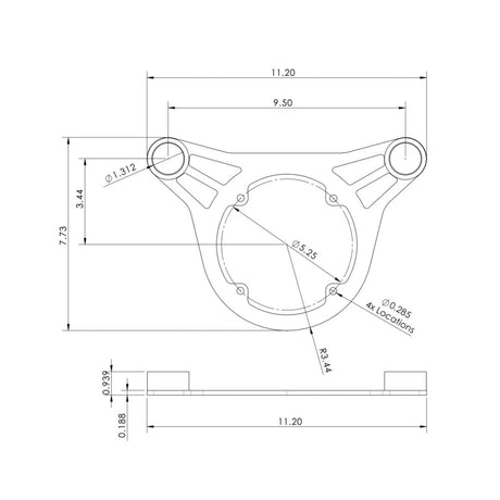 NavPod TP125 Top Plate Adaptor_Additional1