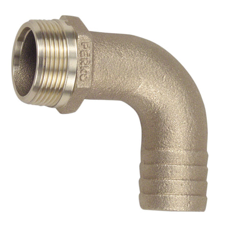 Perko 2" Pipe to Hose Adapter 90 degree Bronze