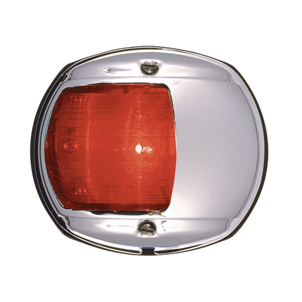 Perko Side Lights - Horizontal Mount 112.5&deg; 2nm Red (Chrome Housing)