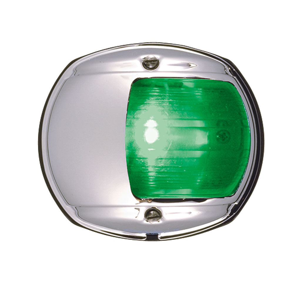 Perko Side Lights - Horizontal Mount 112.5&deg; 2nm Green (Chrome Housing)