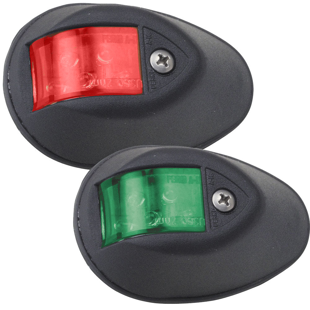 Perko Side Lights - Vertical Mount 112.5&deg; 2nm Kit (Black Housing)