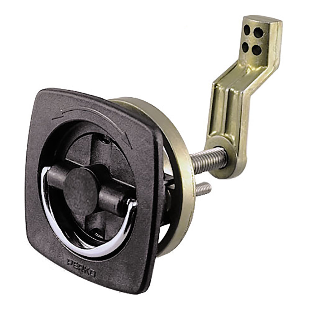 Perko Flush Latch - Non-Locking - 2.5" x 2.5" w/Offset Cam Bar