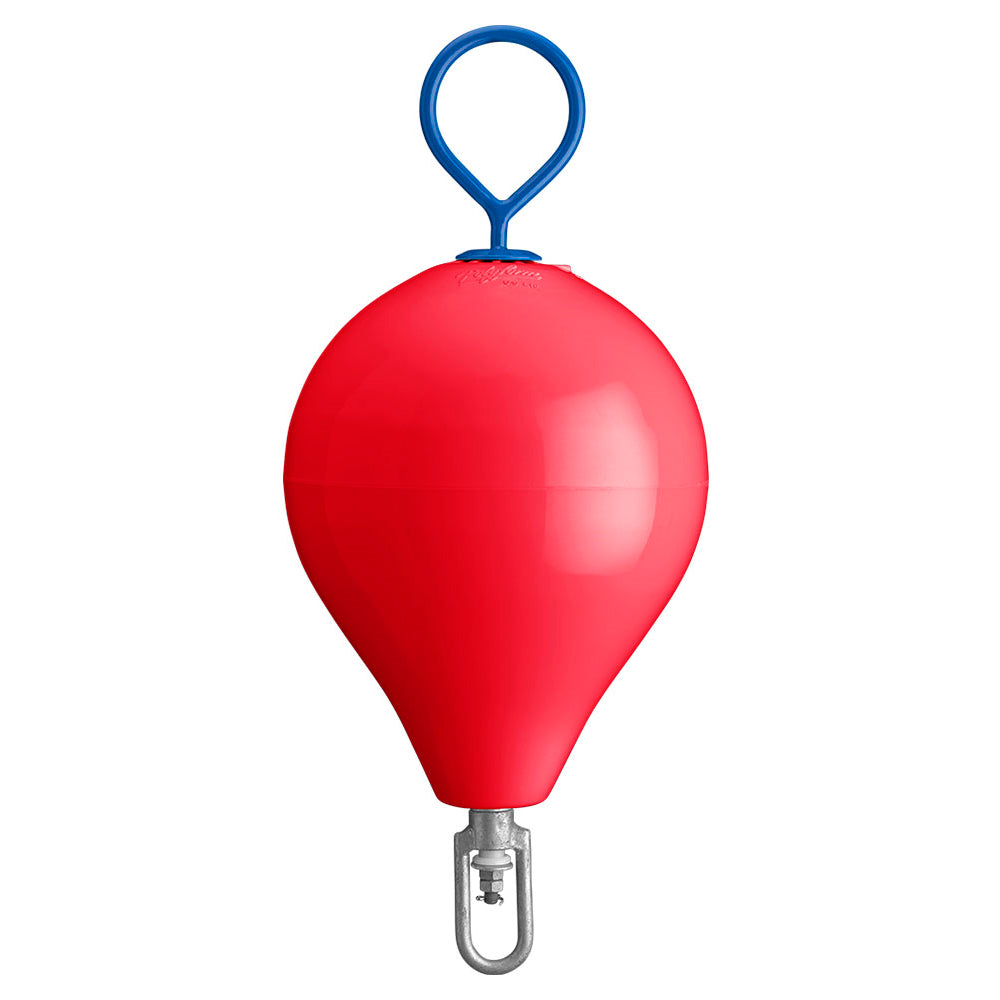 Polyform U.S. Mooring Buoy w/Iron 13.5" Diameter  - Red