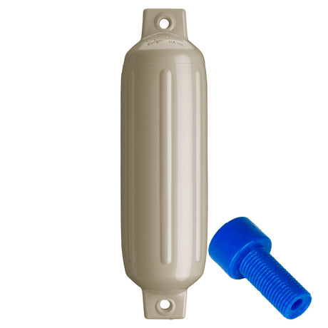 Polyform U.S. Fenders - G-2 Cylindrical Double Eye w/ Adapter (4.5" x 15.5") - Sand