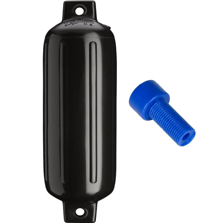 Polyform U.S. Fenders - G-4 Cylindrical Double Eye w/ Adapter (5" x 22") - Black