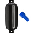 Polyform U.S. Fenders - G-5 Cylindrical Double Eye w/ Adapter (8.8" x 26.8") - Black