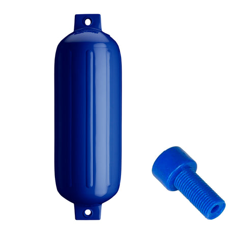 Polyform U.S. Fenders - G-5 Cylindrical Double Eye w/ Adapter (8.8" x 26.8") - Cobalt Blue