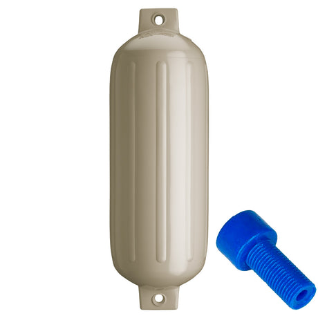 Polyform U.S. Fenders - G-5 Cylindrical Double Eye w/ Adapter (8.8" x 26.8") - Sand