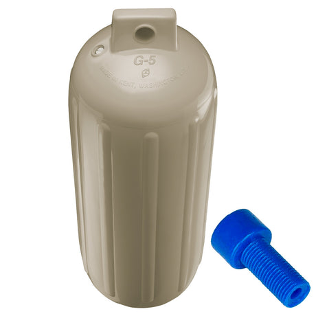 Polyform U.S. Fenders - G-5 Cylindrical Double Eye w/ Adapter (8.8" x 26.8") - Sand_Additional1