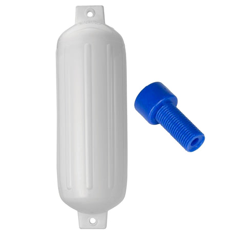 Polyform U.S. Fenders - G-5 Cylindrical Double Eye w/ Adapter (8.8" x 26.8") - White