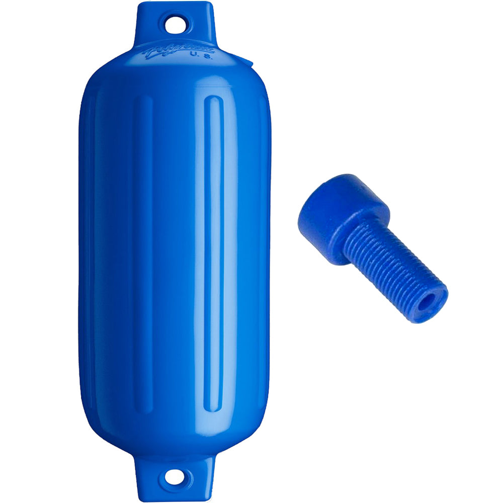 Polyform U.S. Fenders - G-6 Cylindrical Double Eye w/ Adapter (11" x 30") - Blue