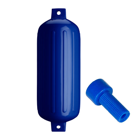 Polyform U.S. Fenders - G-6 Cylindrical Double Eye w/ Adapter (11" x 30") - Cobalt Blue