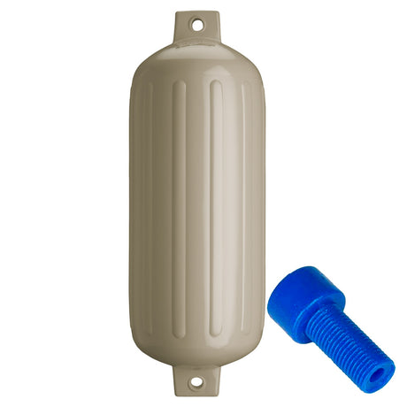 Polyform U.S. Fenders - G-6 Cylindrical Double Eye w/ Adapter (11" x 30") - Sand