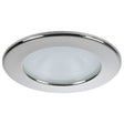 Quick Kai XP Downlight LED - 4W, IP66, Screw Mounted - Round Stainless Bezel, Round Daylight Light