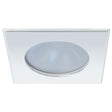 Quick Blake XP Downlight LED -  6W, IP66, Spring Mounted - Square Stainless Bezel, Round Daylight Li