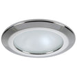 Quick Kor XP Downlight LED - 6W, IP66, Spring Mounted - Round Stainless Bezel, Round Warm White Ligh