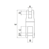 Quick SH10 Anchor Swivel - 10mm Stainless Steel Bullet Swivel - f/11-44lb. Anchors_Additional1