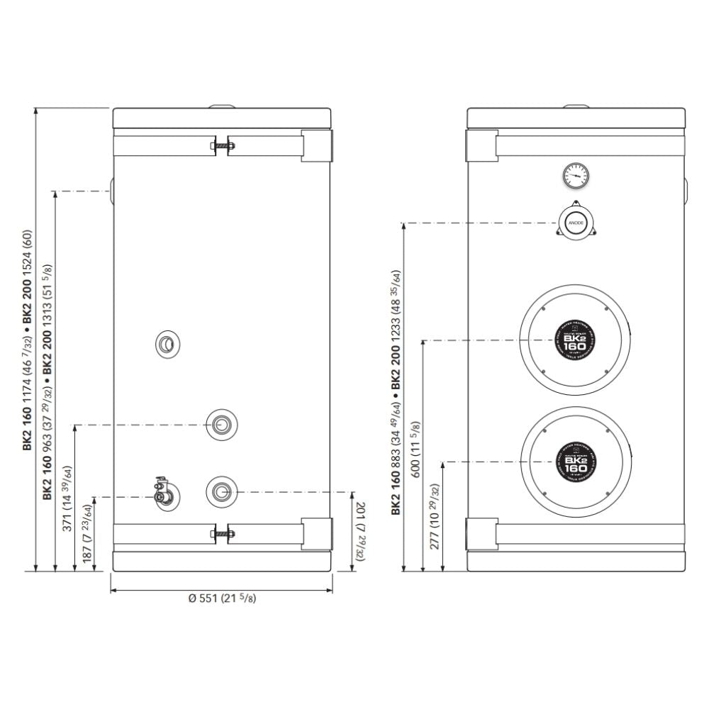 Nautic Boiler BK2 - 200L 2000W 230V (BK220020S)_Additional2