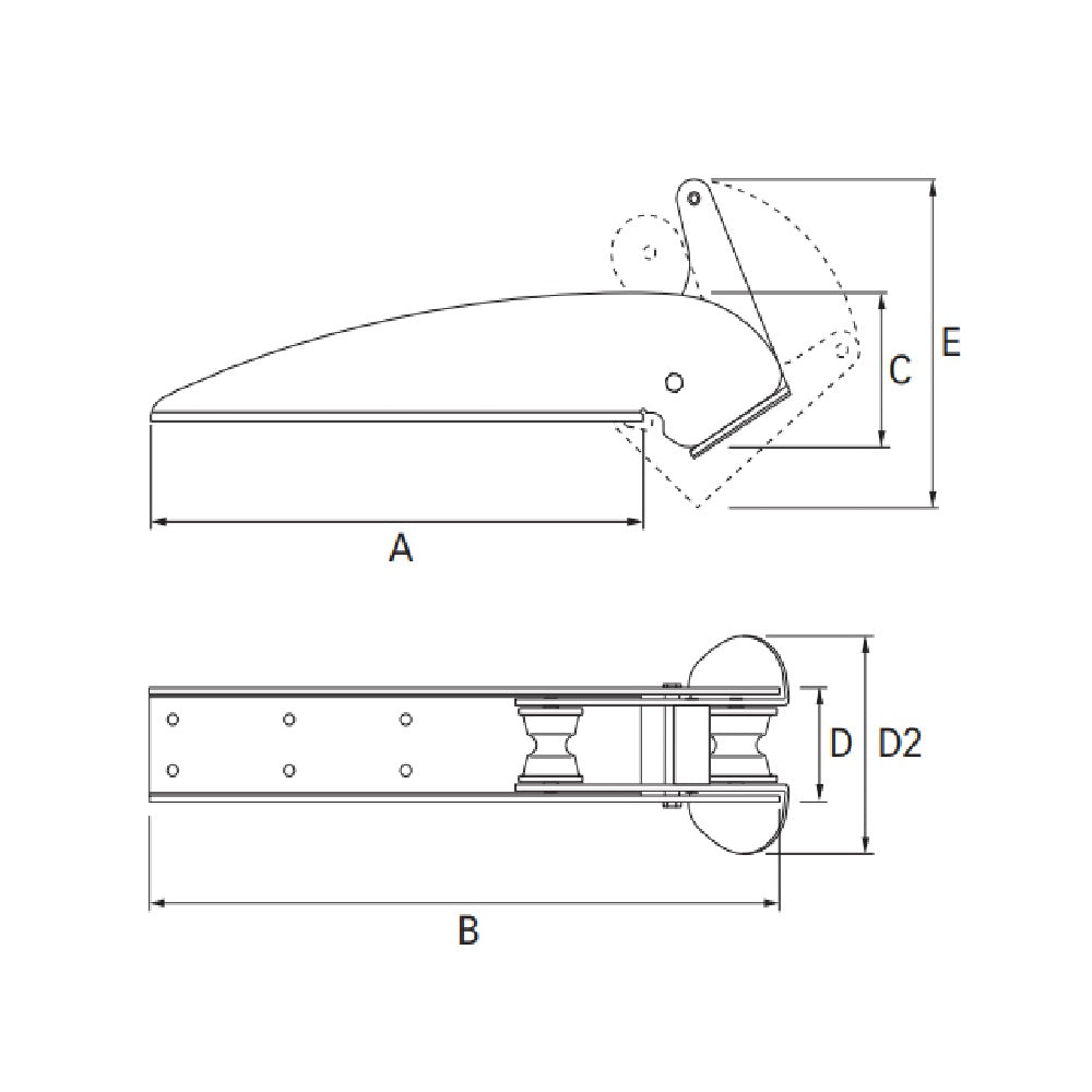 Quick Bow Roller L540 Mod.2 (Inox)_Additional1