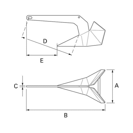 Quick Delta Anchor (Galvanised) - 16 lb (7.3 kg)_Additional1