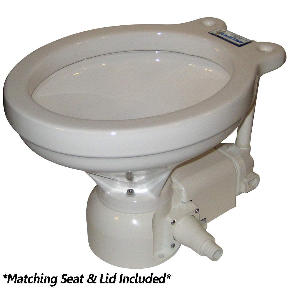 Raritan Sea Era Household Electric Toilet - Integral Sea Water - Straight & 90&deg; Discharge - 12V