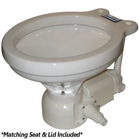 Raritan Sea Era Household Electric Toilet - Integral Sea Water - Straight & 90&deg; Discharge - 12V