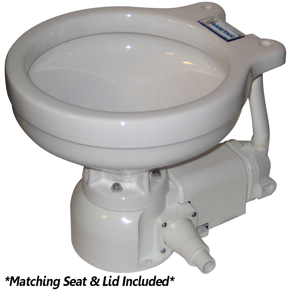 Raritan Sea Era Marine Size Electric Toilet - Integral Pump - Straight & 90&deg; Discharge - 12V