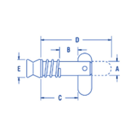 Ronstan Toggle Pin - 12.7mm (1/2") Length_Additional1