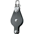 Ronstan Block, Single, 75 mm Sheave, Becket, Swivel Shackle Head