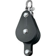 Ronstan Block, Double, 75 mm Sheave, Becket, Swivel Shackle Head