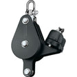 Ronstan Block, Triple,75 mm Sheave, Becket, Cleat, Swivel Head