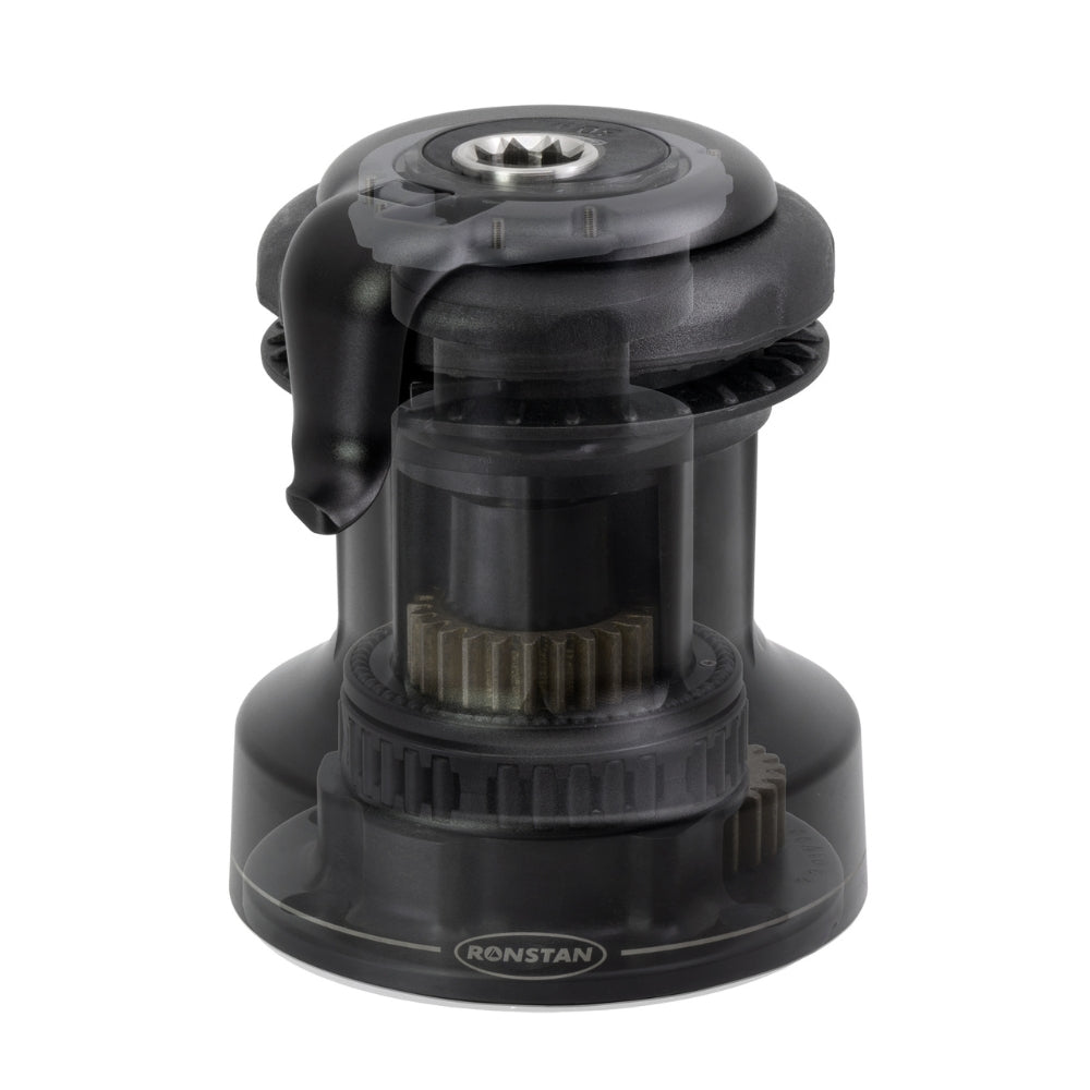 Ronstan Self Tailing Winch: Orbit Size 30 w/ QuickTrim (Black) - 2 Speed_Additional2