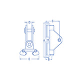 Ronstan Series 19 I-Beam Car, Saddle Top_Additional1