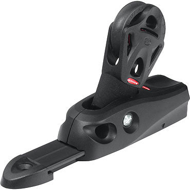 Ronstan Genoa Car - T-Track Composite Slide - Series 25 - w/ Series 40 Orbit Block & Plunger Stop - Length: 4.0 in (102.0 mm)