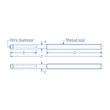 Ronstan T10 Swg Terminal, 1/2" Wire, 7/8 Thread_Additional1