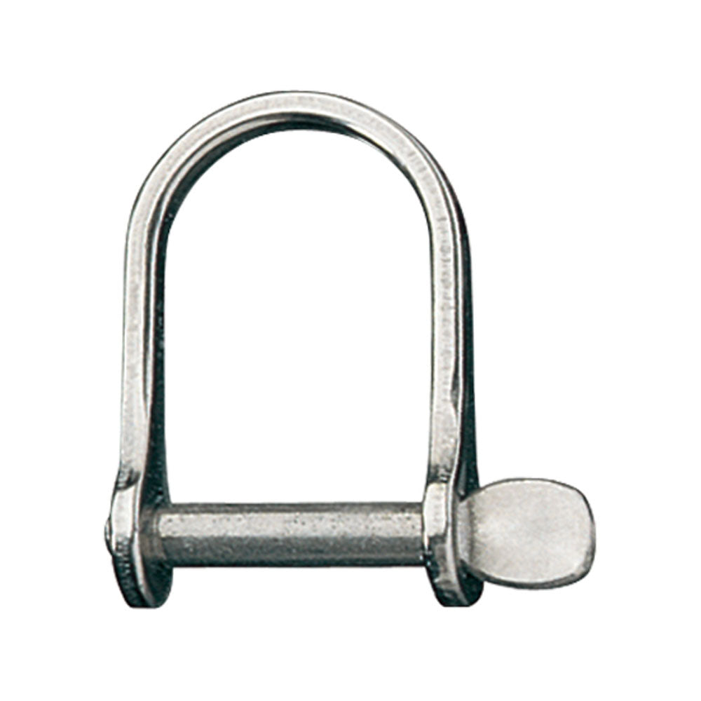 Ronstan Shackle, Wide Dee, Pin 1/4 in., L:39mm, W:30mm