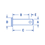 Ronstan Clevis Pin SS 9.5mm x 31.9mm_Additional1