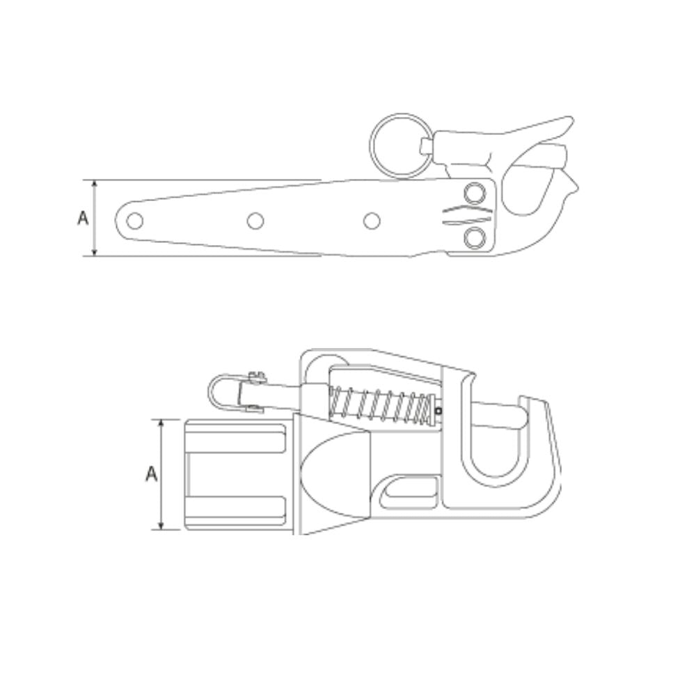 Ronstan Spinnaker Pole End suits 25mm Out Diam. Pole_Additional1