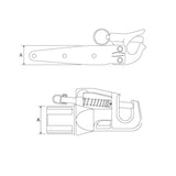 Ronstan Spinnaker Pole End suits 25mm Out Diam. Pole_Additional1