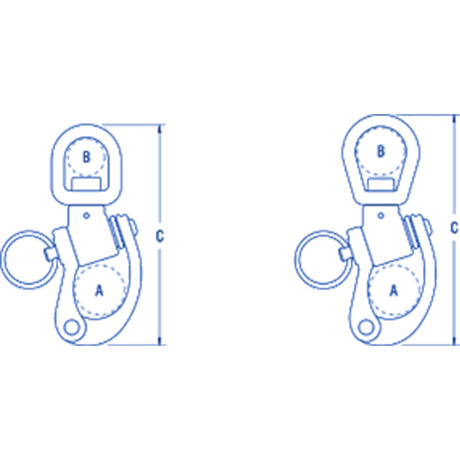 Ronstan Snap Shackle Fixed Eye 100mm_Additional1