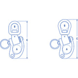 Ronstan Snap Shackle Small Bale 110mm_Additional1