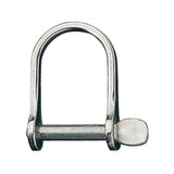 Ronstan Shackle, Wide Dee, Pin 1/2 in., L:66mm, W:31mm