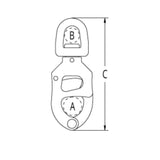 Ronstan Triggersnap  Shackle, Small Bail,94mm_Additional1